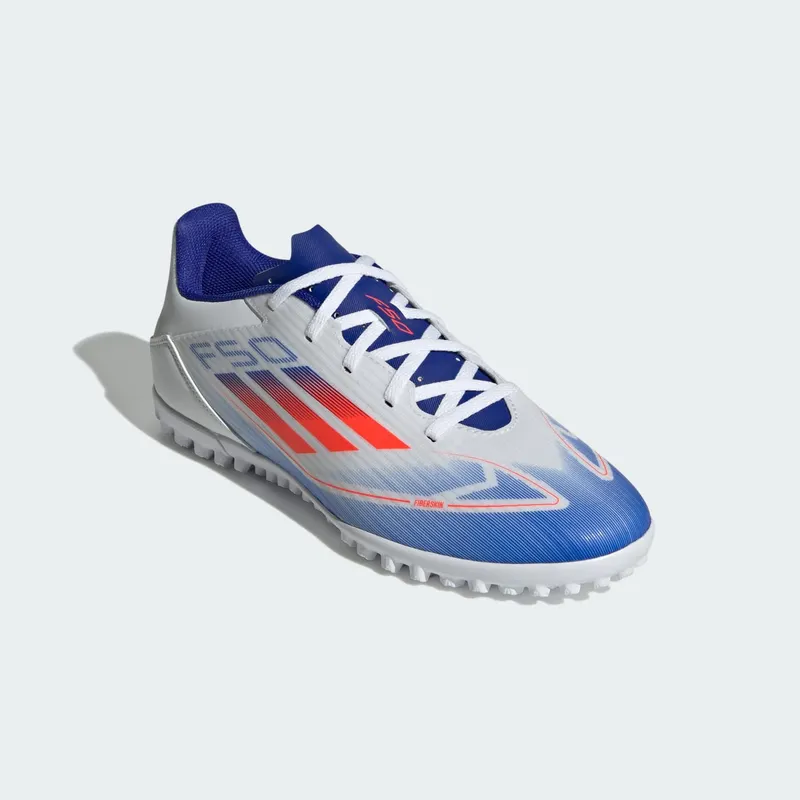 adidas F50 Club TF Cloud White Solar Red Lucid Blue (IF1348)