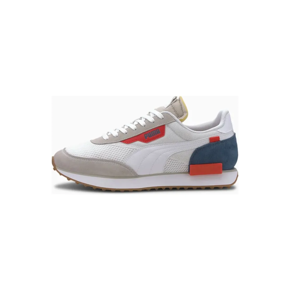 Puma Future Rider Stream On Gray Violet / Puma White / Dark Denim (371530-02)