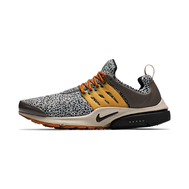Nike Air Presto Safari “Neutral Grey / Kumquat / String / Black” (844448-002)