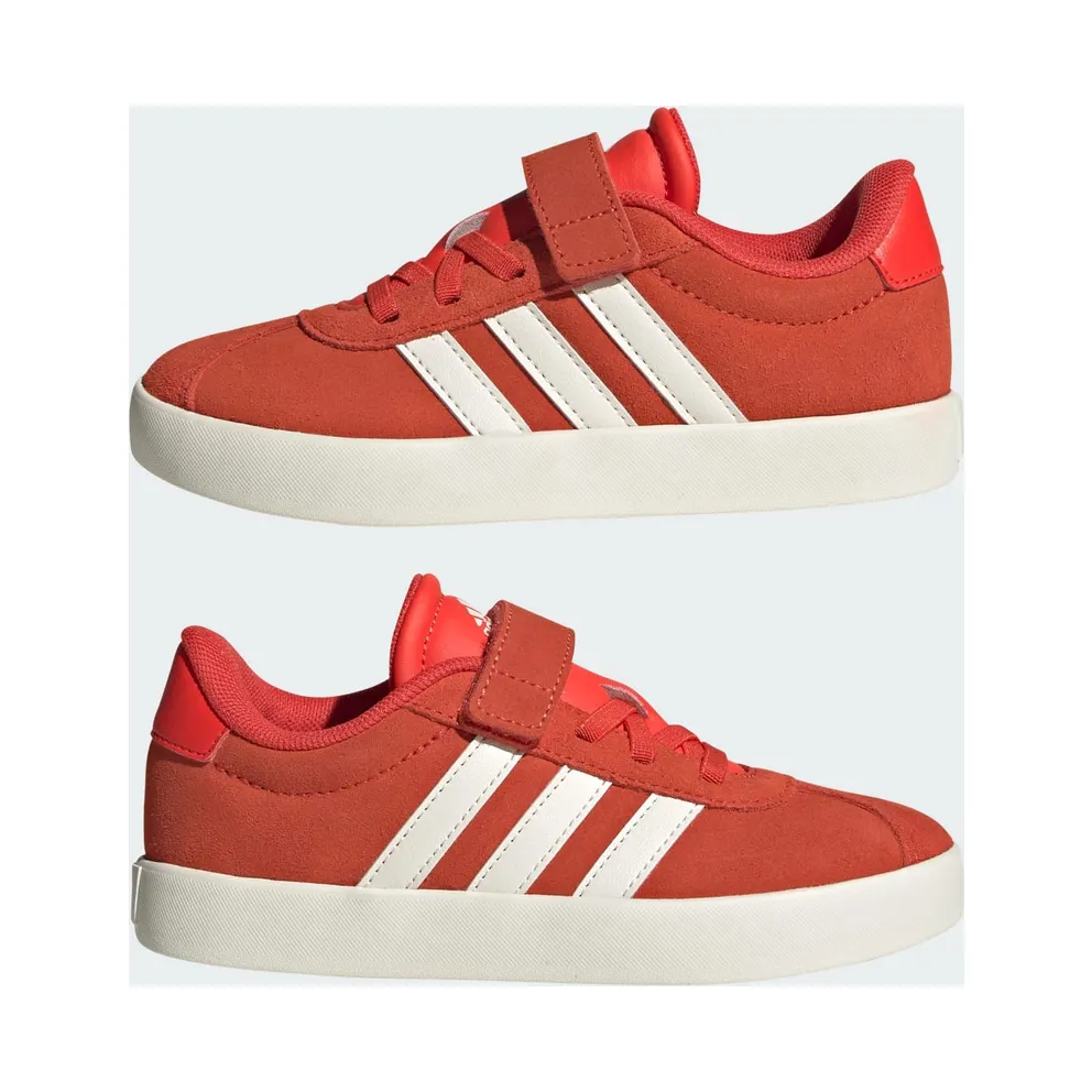 adidas VL Court 3.0 “Bright Red / Core White / Off White” (JH6314)