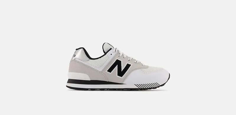 New Balance 574 White Black Grey (ML574VS2)