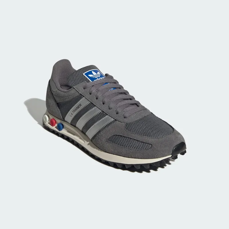Adidas LA TRAINER OG Shoes Grey Four / Silver Metallic / Off White (KJ4380)