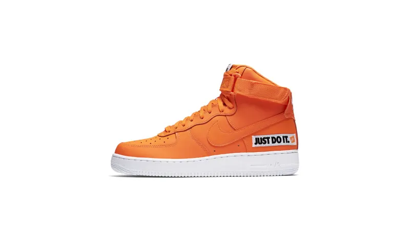 Nike Air Force 1 High Just Do It Pack Orange Total Orange/Total Orange-Black-White (BQ6474-800)