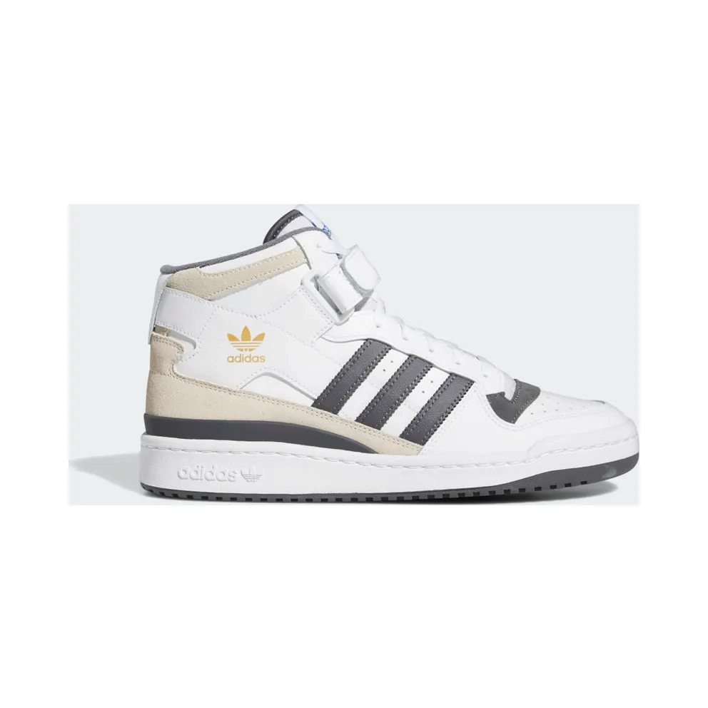 Adidas Forum Mid Cloud White / Grey Five / Gold Metallic (GW4371)
