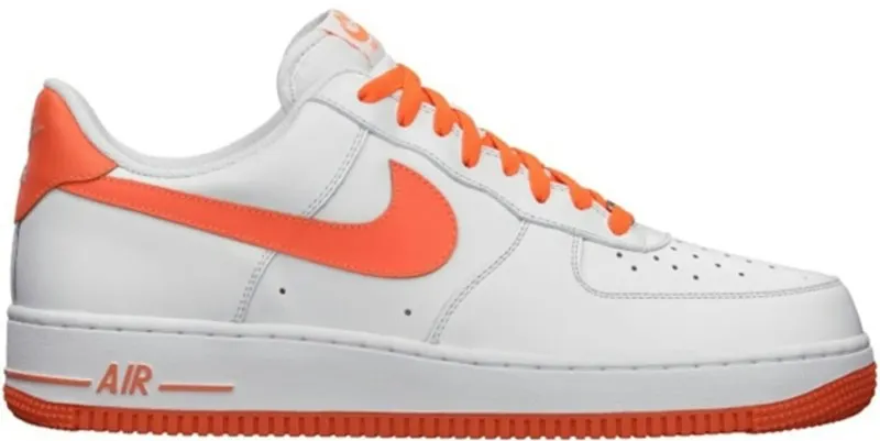 Nike Air Force 1 Low White Total Orange (2012) (488298-113)