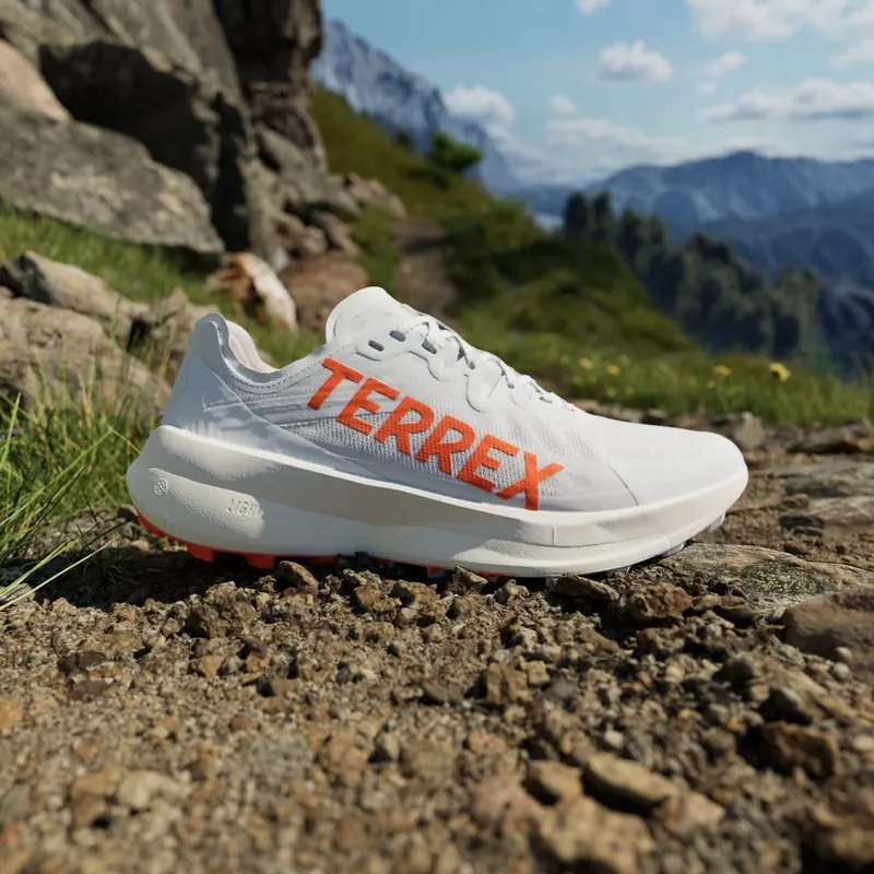 Adidas Terrex Agravic Speed Trail Running Dash Grey / Impact Orange / Cloud White (JI0954)