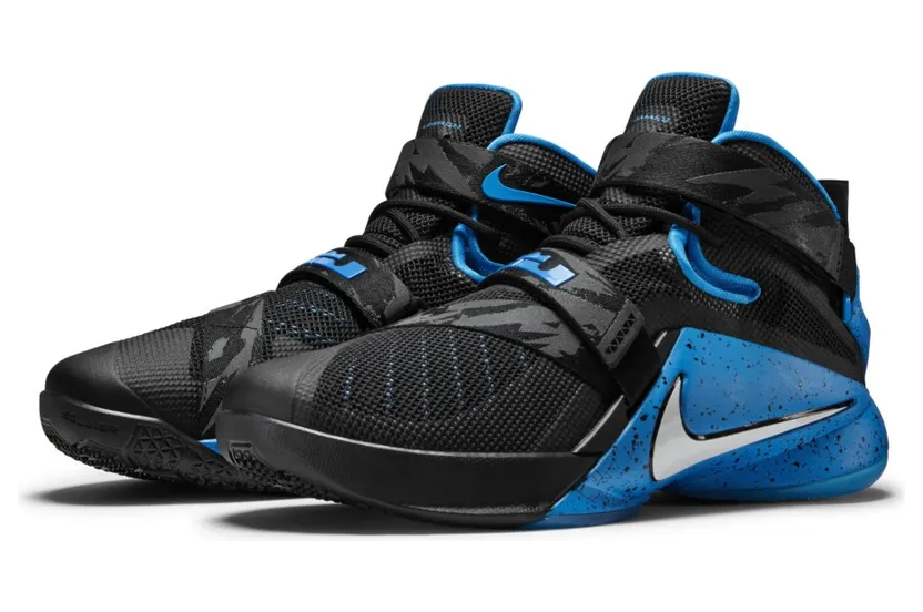 LeBron Soldier 9 Black/Soar-White (749490-014)