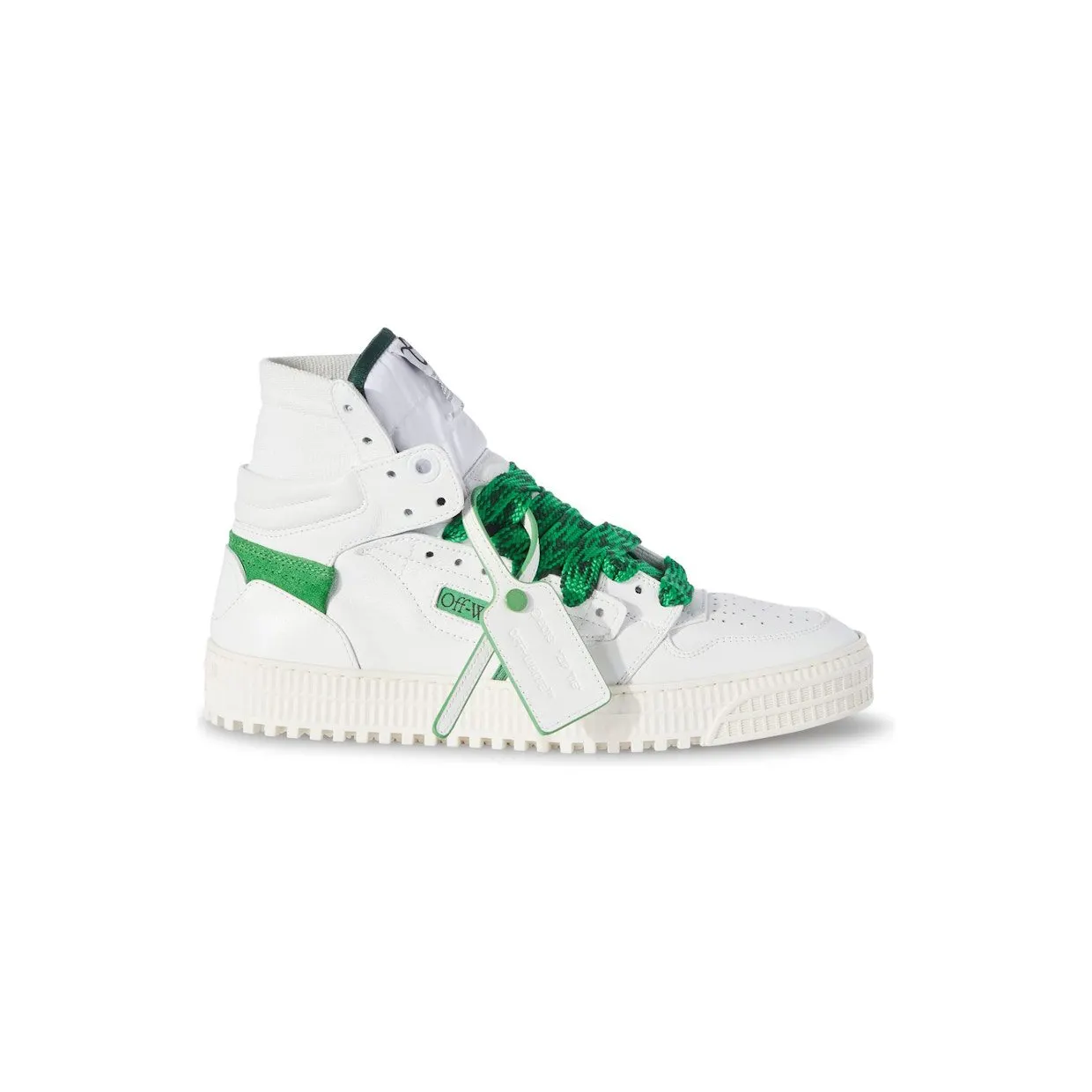 OFF-White Off Court 3.0 Big Lace White Green (OMIA065S24LEA005-0155)