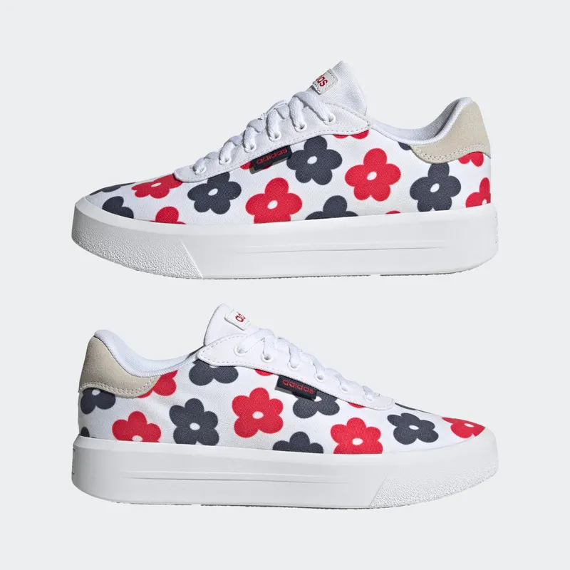 Adidas Court Platform CLN Cloud White / Cloud White / Cloud White (HP9438)