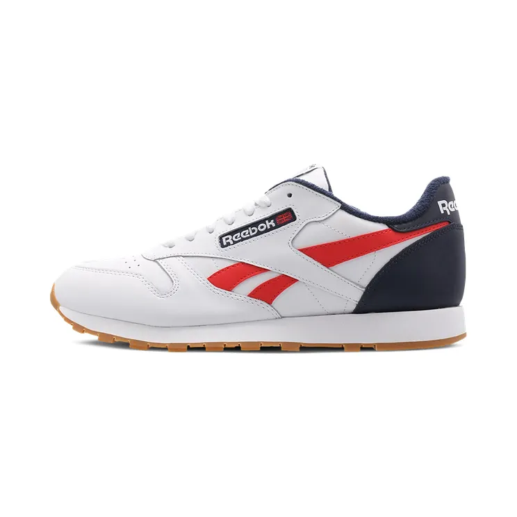 Reebok Classic Leather “White Navy Radiant Red” (EF7827)
