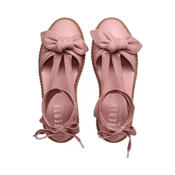 Puma Bow Creeper Sandal Rihanna Fenty Silver Pink (W)