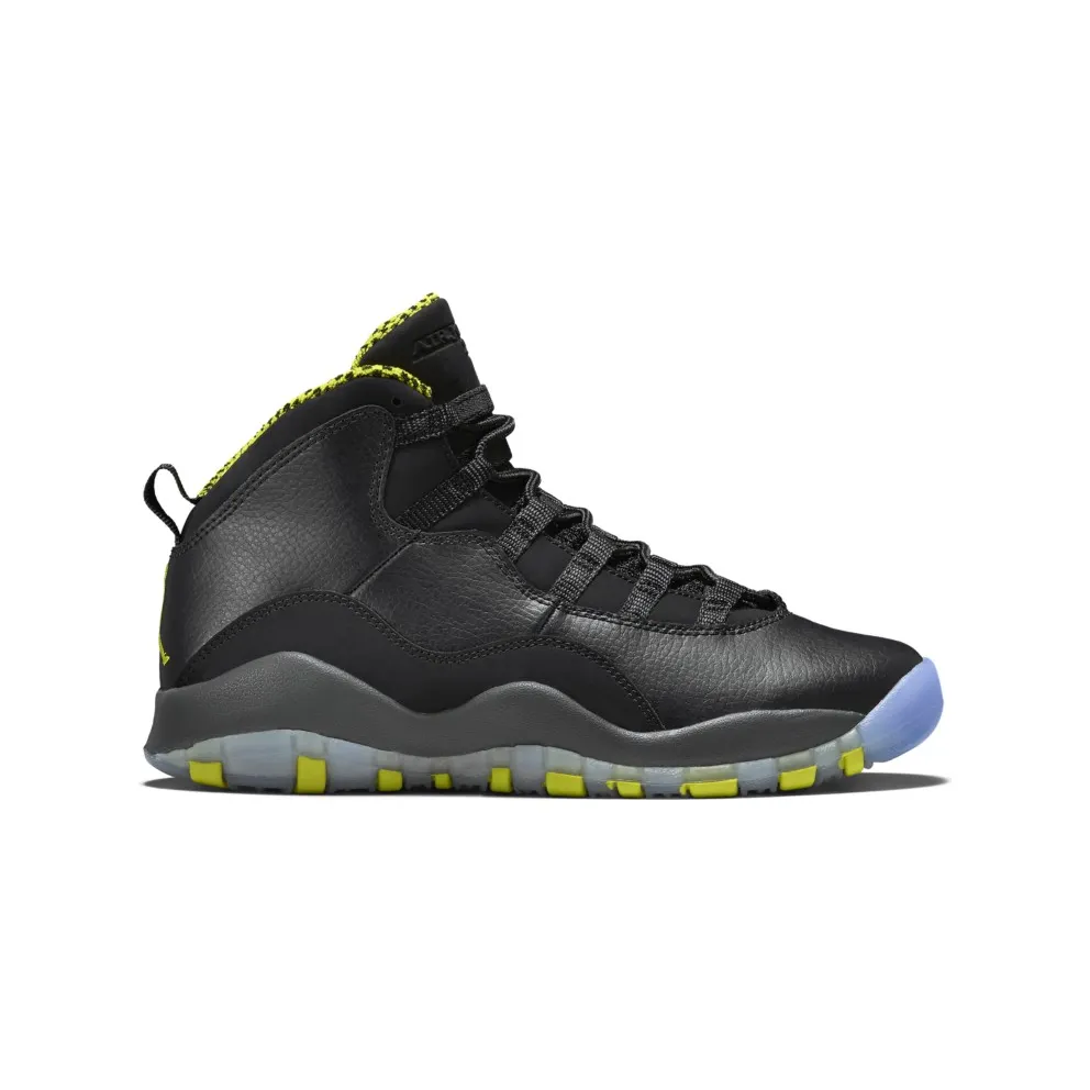 Jordan 10 Retro Venom (GS) Black/Vnm Green-Cl Grey-Anthrct (310806-033)