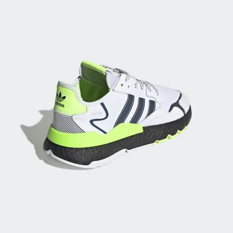 adidas Nite Jogger Cloud White Signal Green Cloud White/Core Black/Signal Green (EG6749)