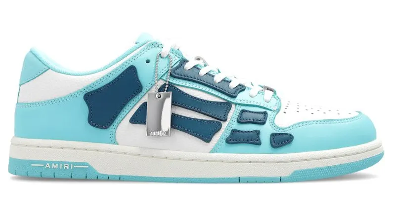 AMIRI Skel Top Low Teal Slate Blue (PF23MFS025-533)