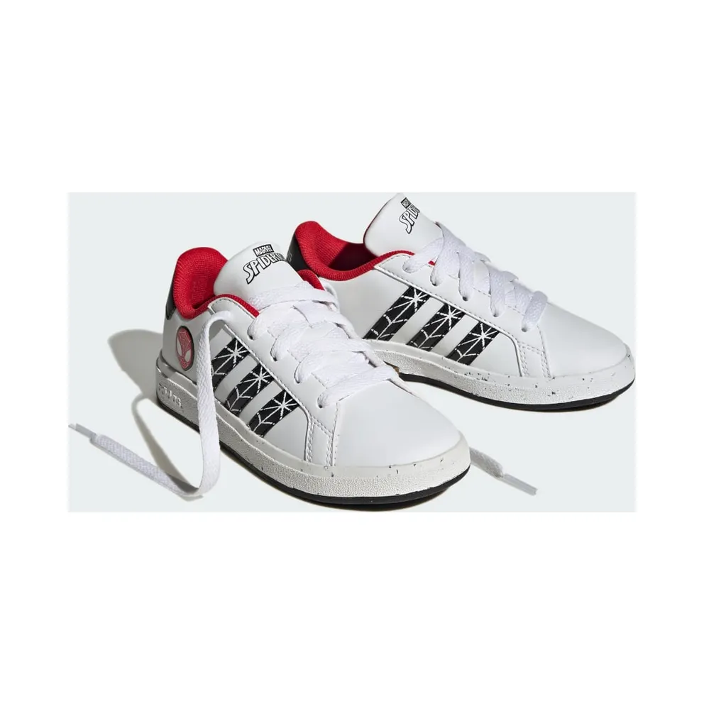 Adidas adidas Grand Court x Marvel Spider-Man Kids Cloud White / Core Black / Better Scarlet (IG7169)