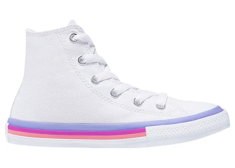 Converse Chuck Taylor All-Star Hi White Twilight Pulse (670976F)