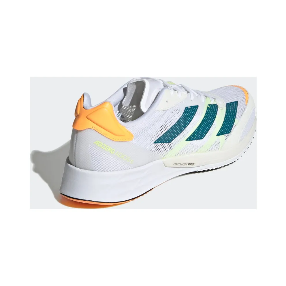 adidas Adizero Adios 6 Cloud White / Real Teal / Flash Orange (GY0894)