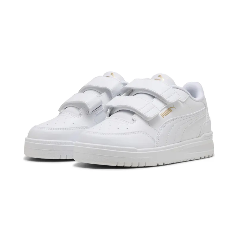 Puma Shuffle Downtown “Puma White / Puma White / Puma Gold” (403740_01)