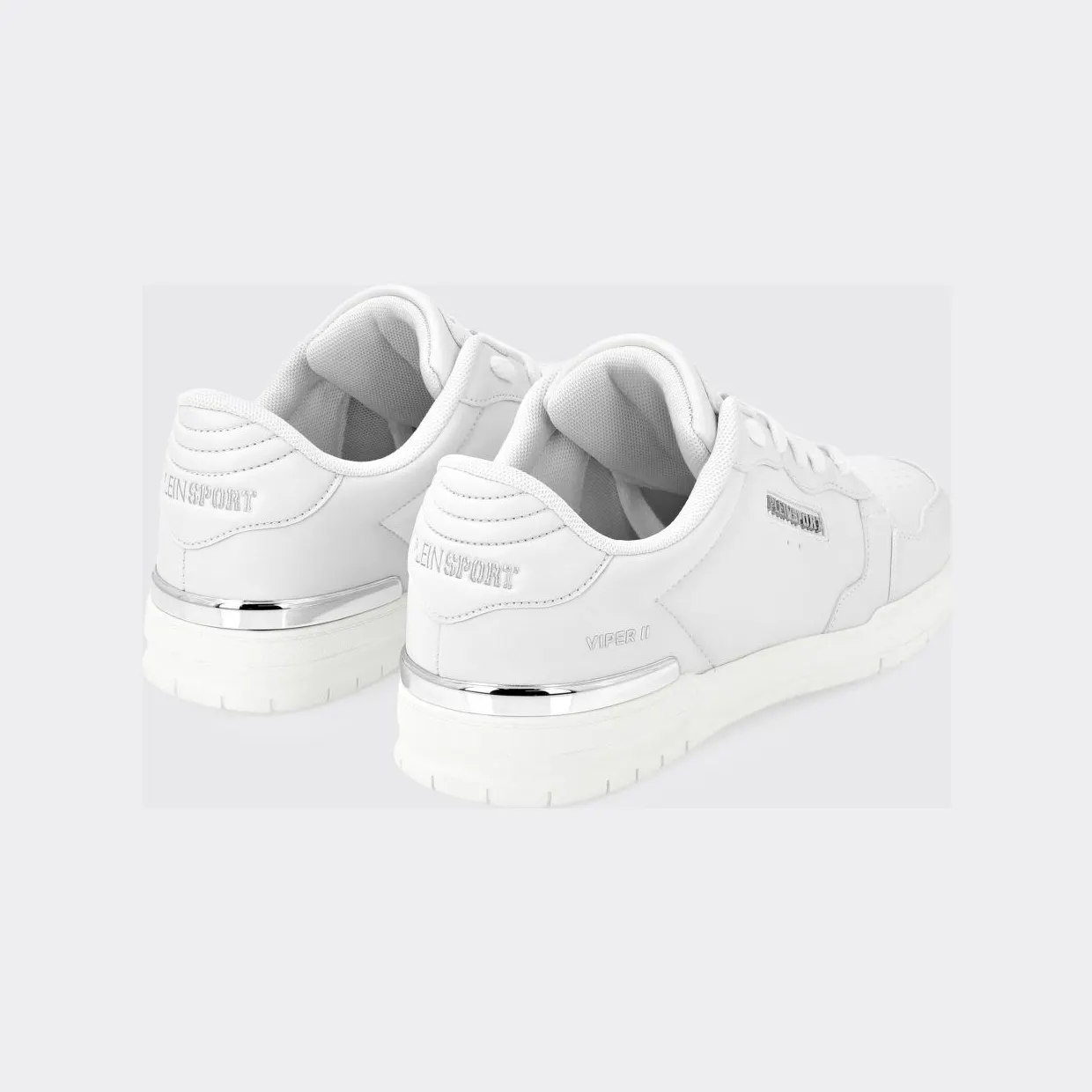 Plein Sport Viper II Leather Sneakers Philipp Plein White (SAESUSC0738STE003N01) (2)