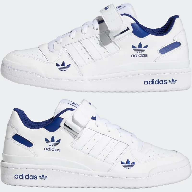 adidas Forum Low Cloud White / Victory Blue / Cloud White (H01673)
