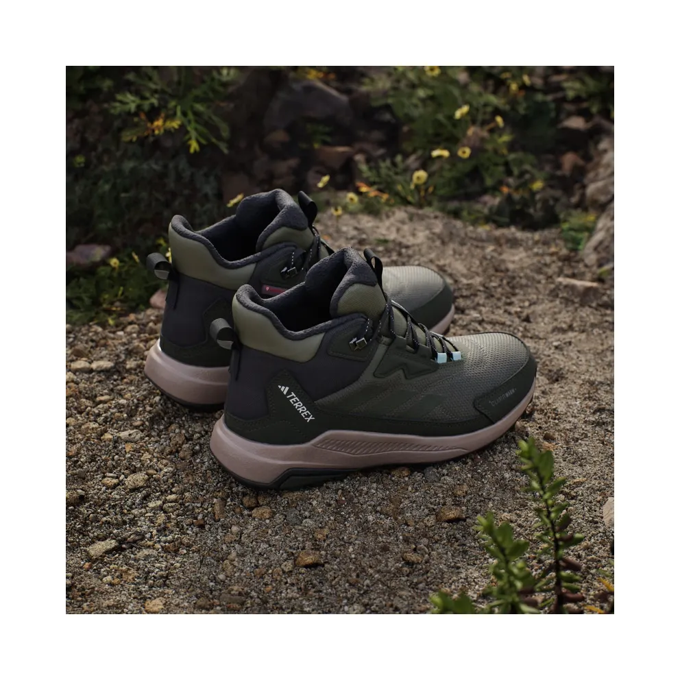 Adidas Terrex Anylander CLIMAWARM+ Hiking Shoes Olive Strata / Night Cargo / Semi Flash Aqua (JQ9951)