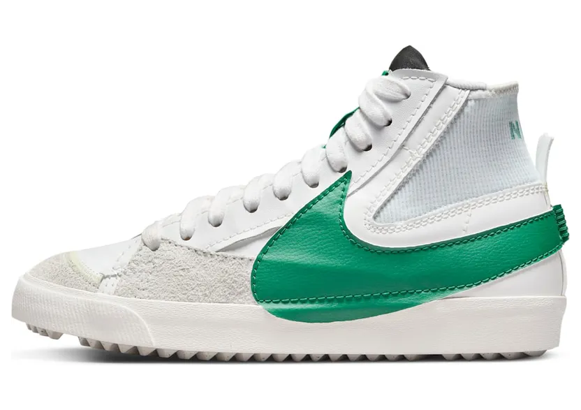 Nike Blazer Mid ’77 Jumbo Wit – “White / Green” (DR8595-100)