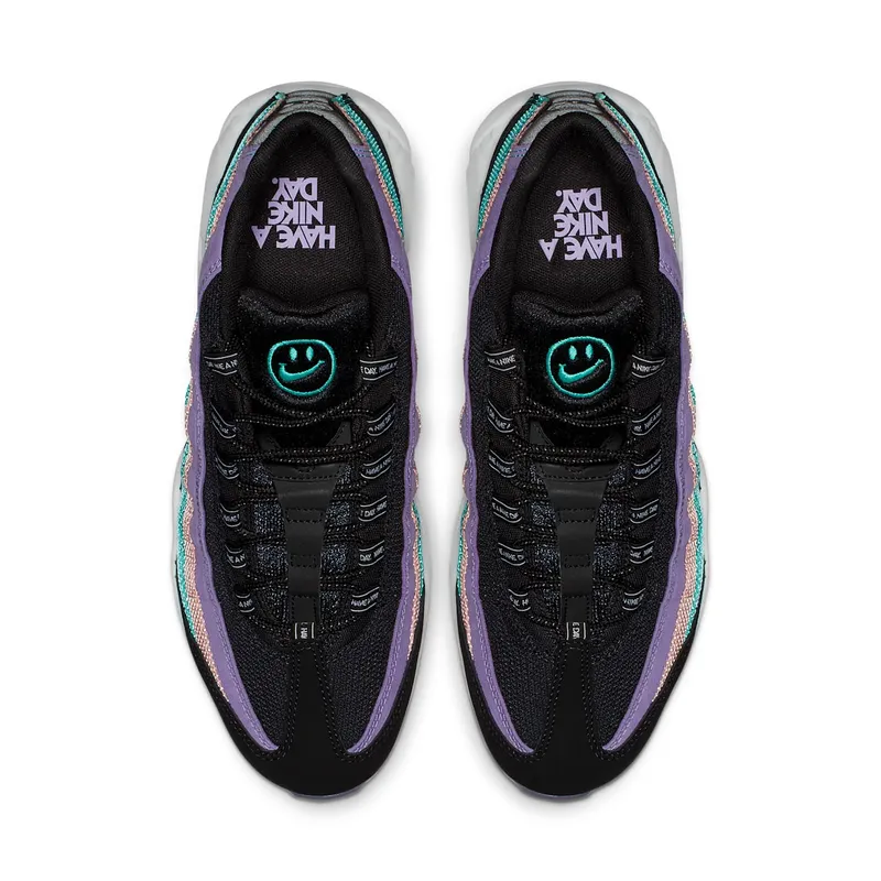 Nike Air Max 95 Have a Day Black/White-Hyper Jade-Bleached Coral (BQ9131-001)