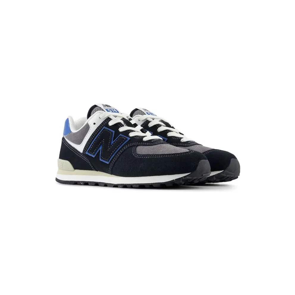 New Balance 574 LACE “Black / Blue Agate” (GC574QRB)