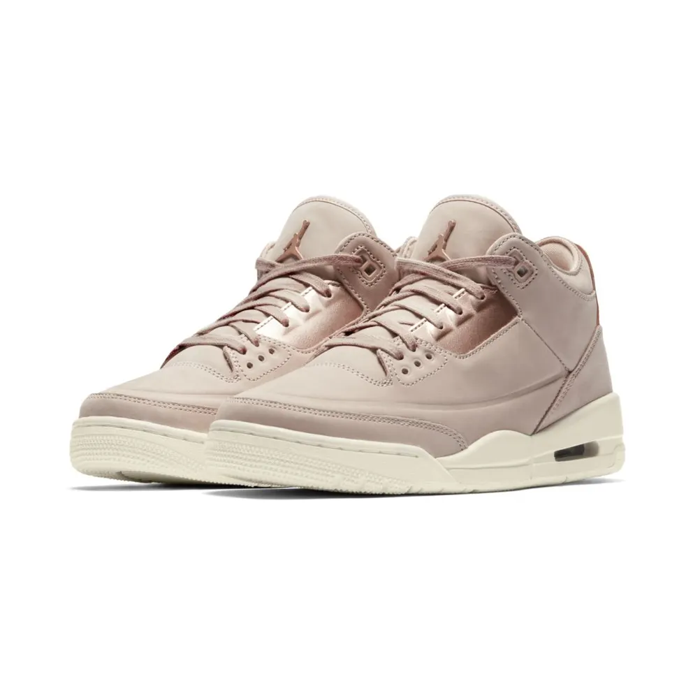 Jordan 3 Retro Particle Beige (W) Particle Beige/Metallic Red Bronze-Sail (AH7859-205)