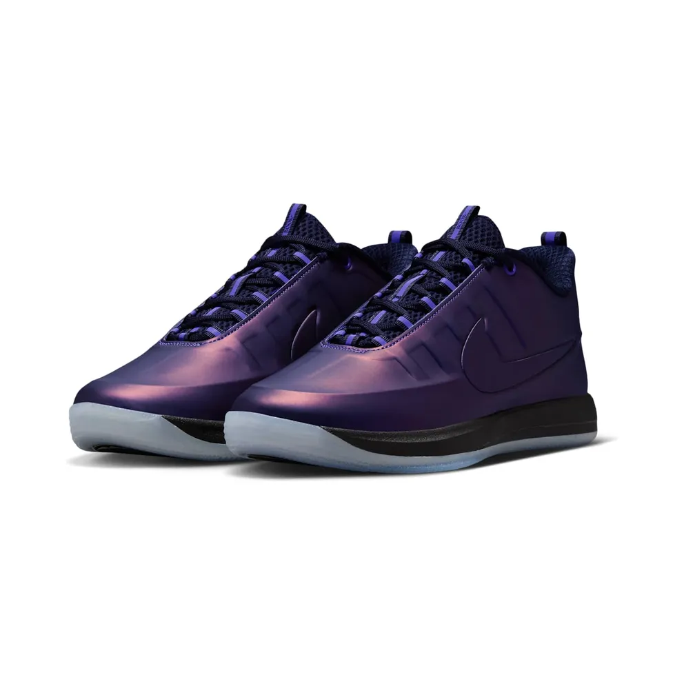 Nike Book 2 – Eggplant Foamposite – “Varsity Purple / Black-Metallic Silver” (IV5772-500)