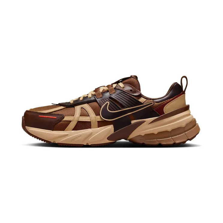 Nike V2K Run “Light British Tan / Sesame / Picante Red” (HQ3445-222)