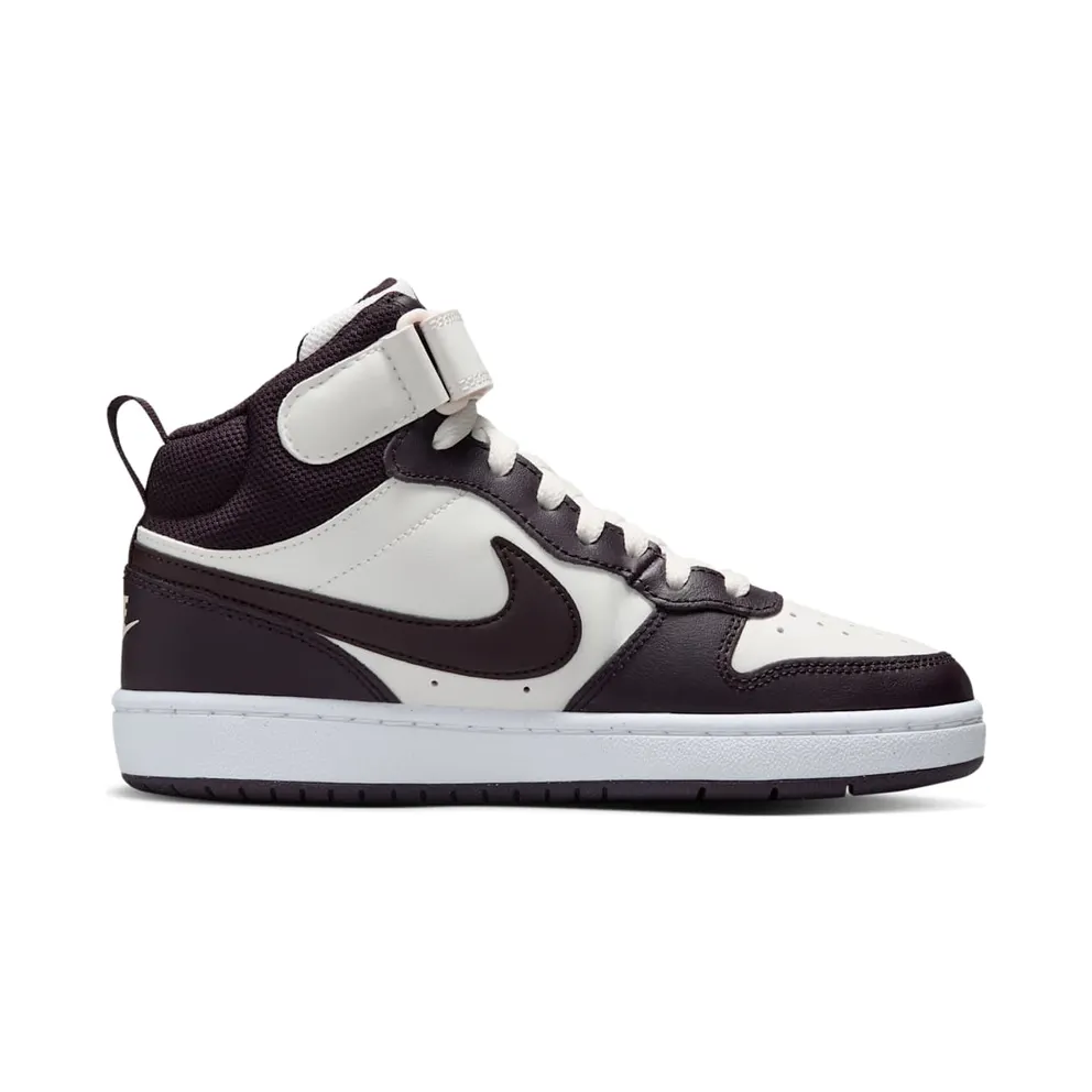 Nike Court Borough Mid 2 Sail White Burgundy Ash (CD7782-126)