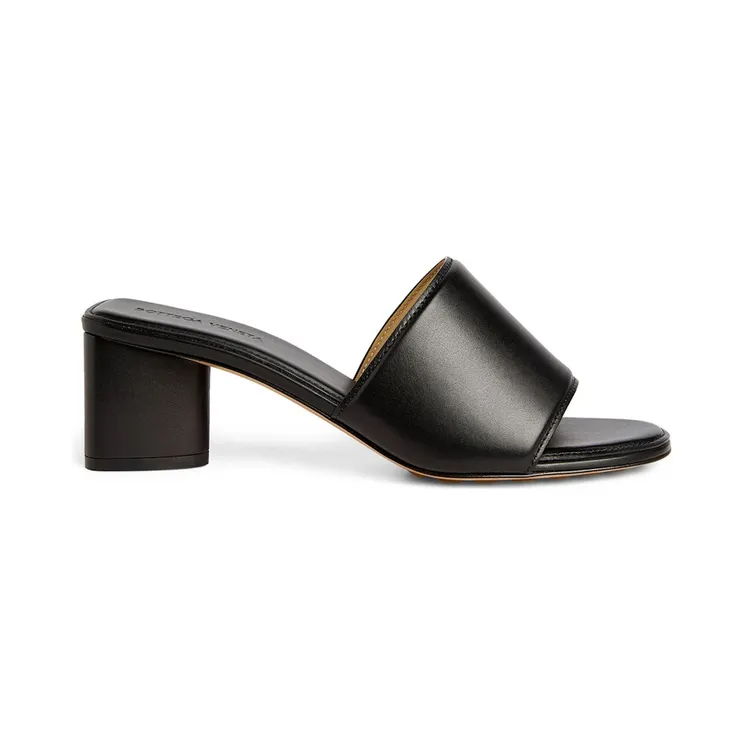 Bottega Veneta The Band Slip-On Sandal Black (651378VBSL01000)