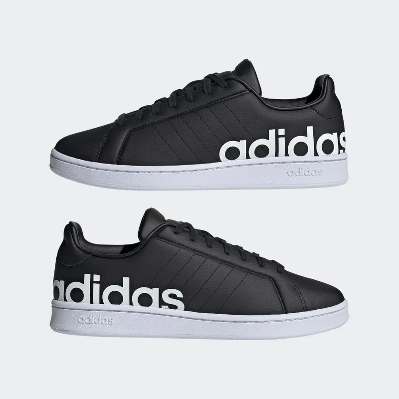 Adidas Grand Court Base Beyond Core Black / Core Black / Cloud White (H04557)