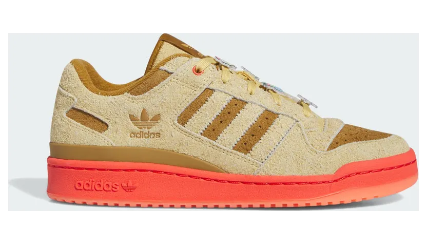 adidas Forum Low CL The Grinch Oat / Bright Red / Bronze Strata (ID8896)