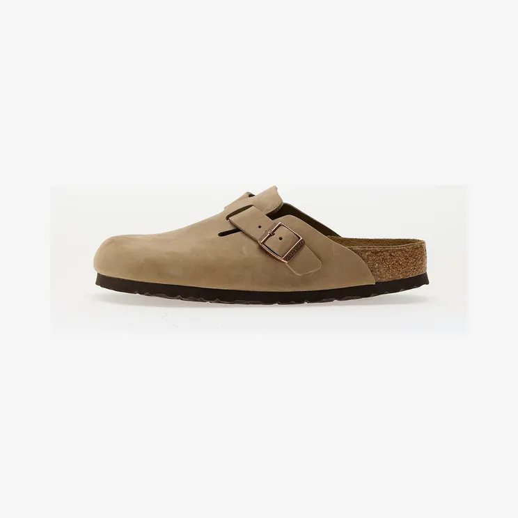 Birkenstock Boston Oiled Leather Narrow Fit Wmns “Light Brown” (960813)