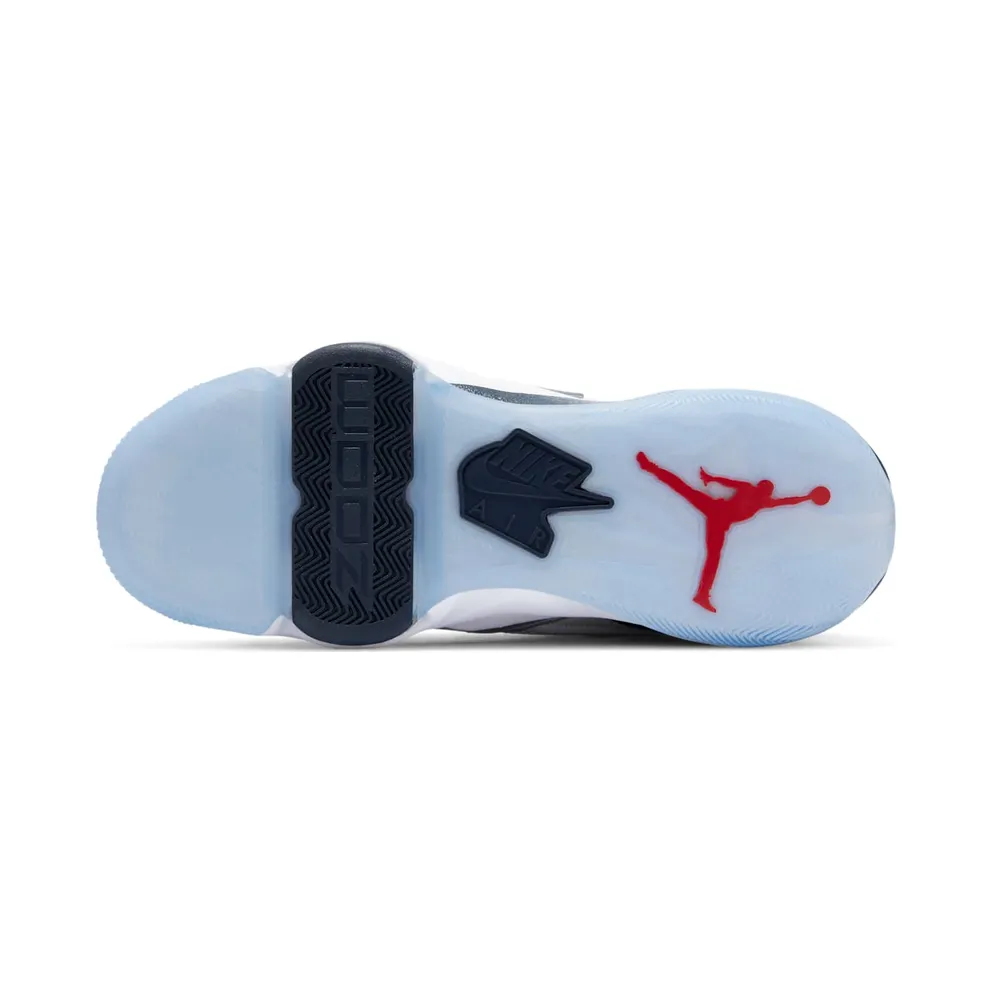 Jordan Zoom 92 Olympic White/Obsidian-True Red-Metallic Silver (CK9183-101)