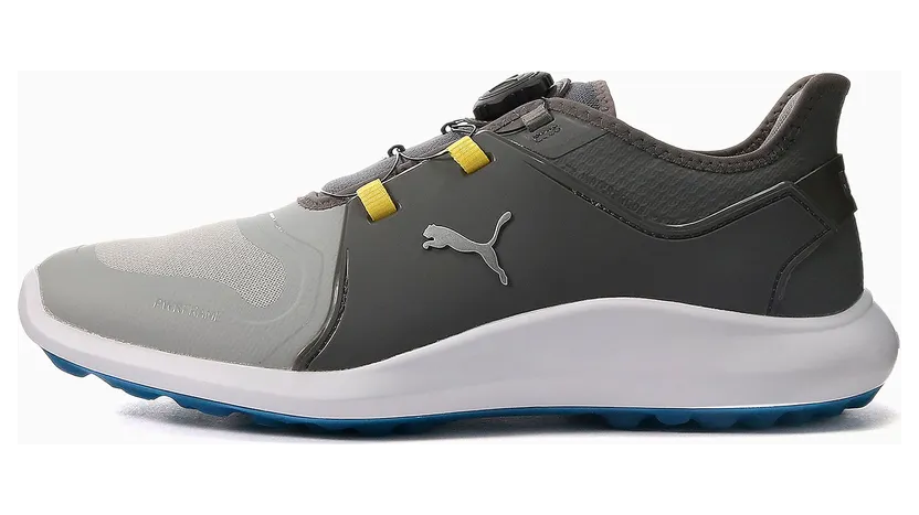 Puma IGNITE FASTEN8 DISC Golfschuh für Herren Grau/Silber (194541-06)