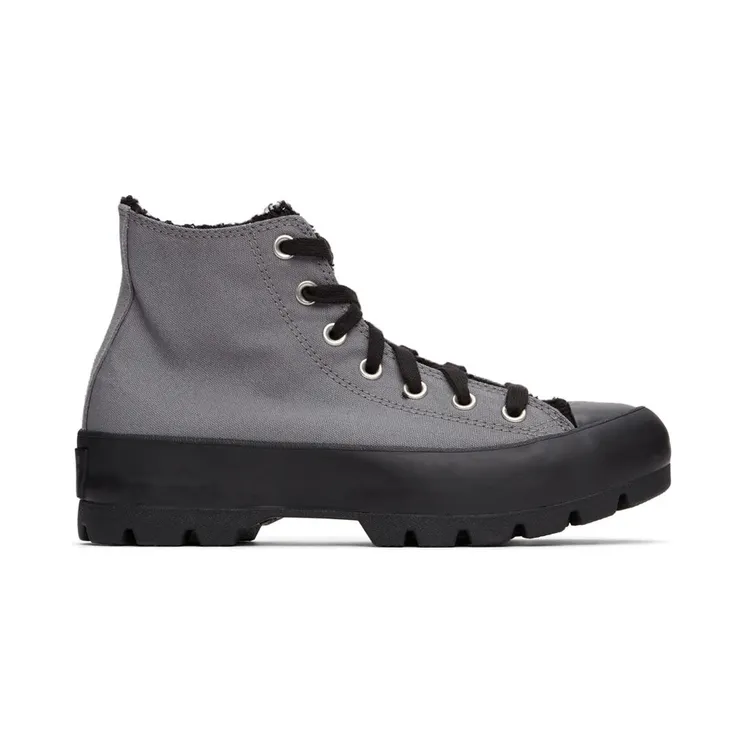 Converse Grey Chuck Taylor All Star Lugged HI Sneakers (573066C)