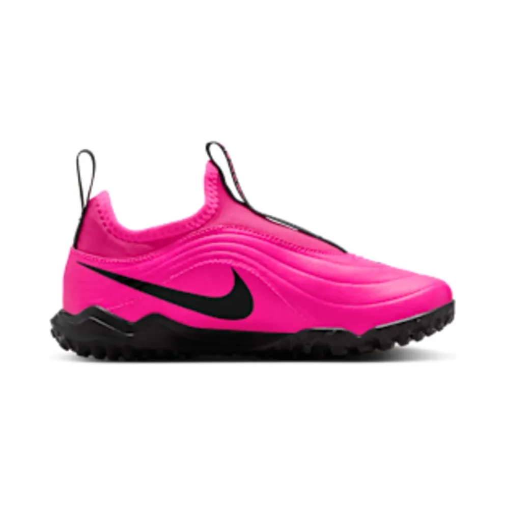 Nike Jr. Tiempo Maestro Flex ‘ Turf High-Top “Pink Blast / Black” (IB5030-600)