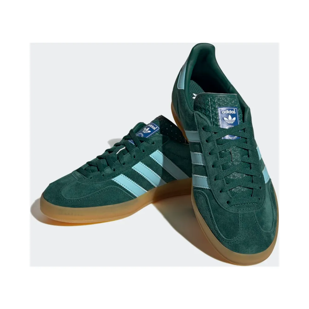 Adidas Gazelle Indoor Collegiate Green / Hazy Sky / Victory Gold (IG9979)