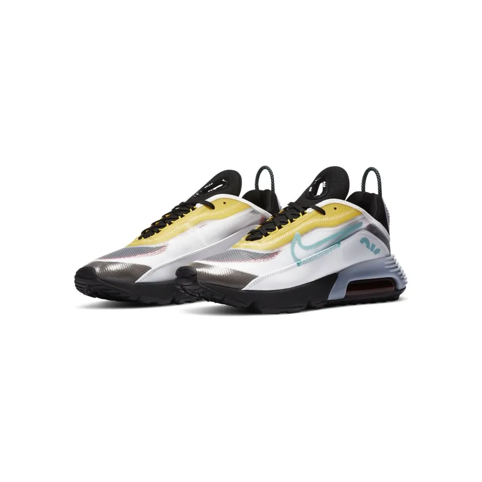 Nike Air Max 2090 White Speed Yellow Bleached Aqua White/Black-Speed Yellow-Bleached Aqua (CT1091-100)