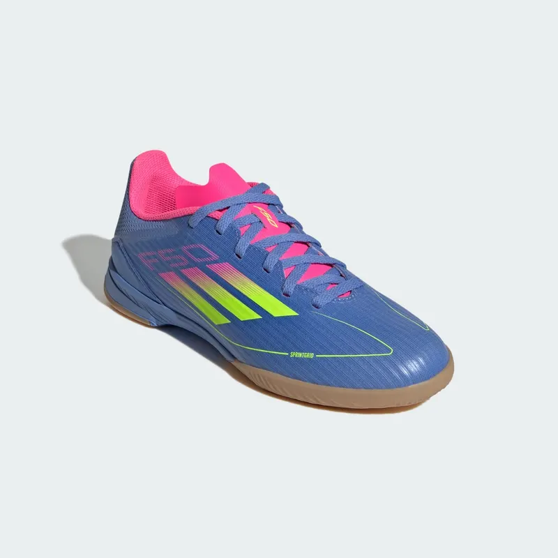 adidas F50 League Indoor Blue Fusion Lucid Lemon Lucid Pink (IE3749)