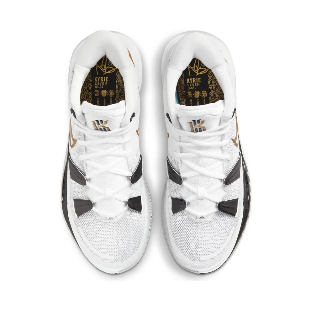 Nike Kyrie 7 White Black Gold (CQ9326-101)