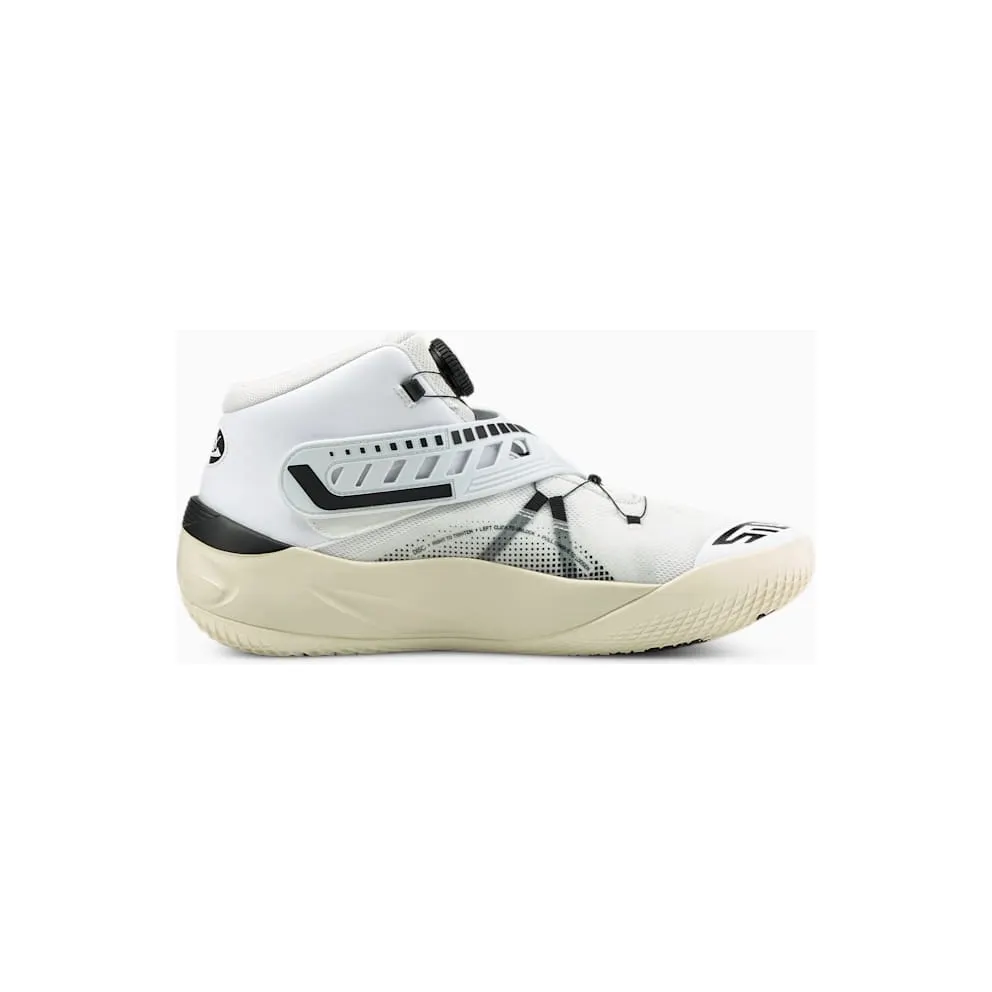 Puma Disc Rebirth Basketballschuhe Weiß/Rosa/Rot (193934-02)
