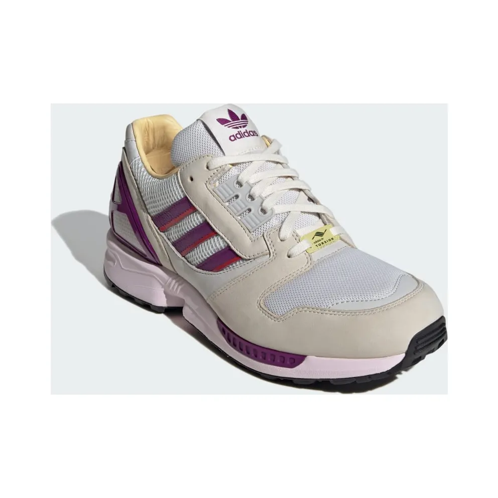 adidas ZX8000 Shoes Crystal White / Glory Purple / Orange Tint (IF7241)