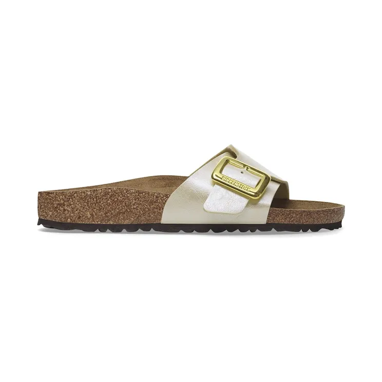 Birkenstock Catalina Luxe Buckle Birko-Flor Graceful Pearl White (1029382)
