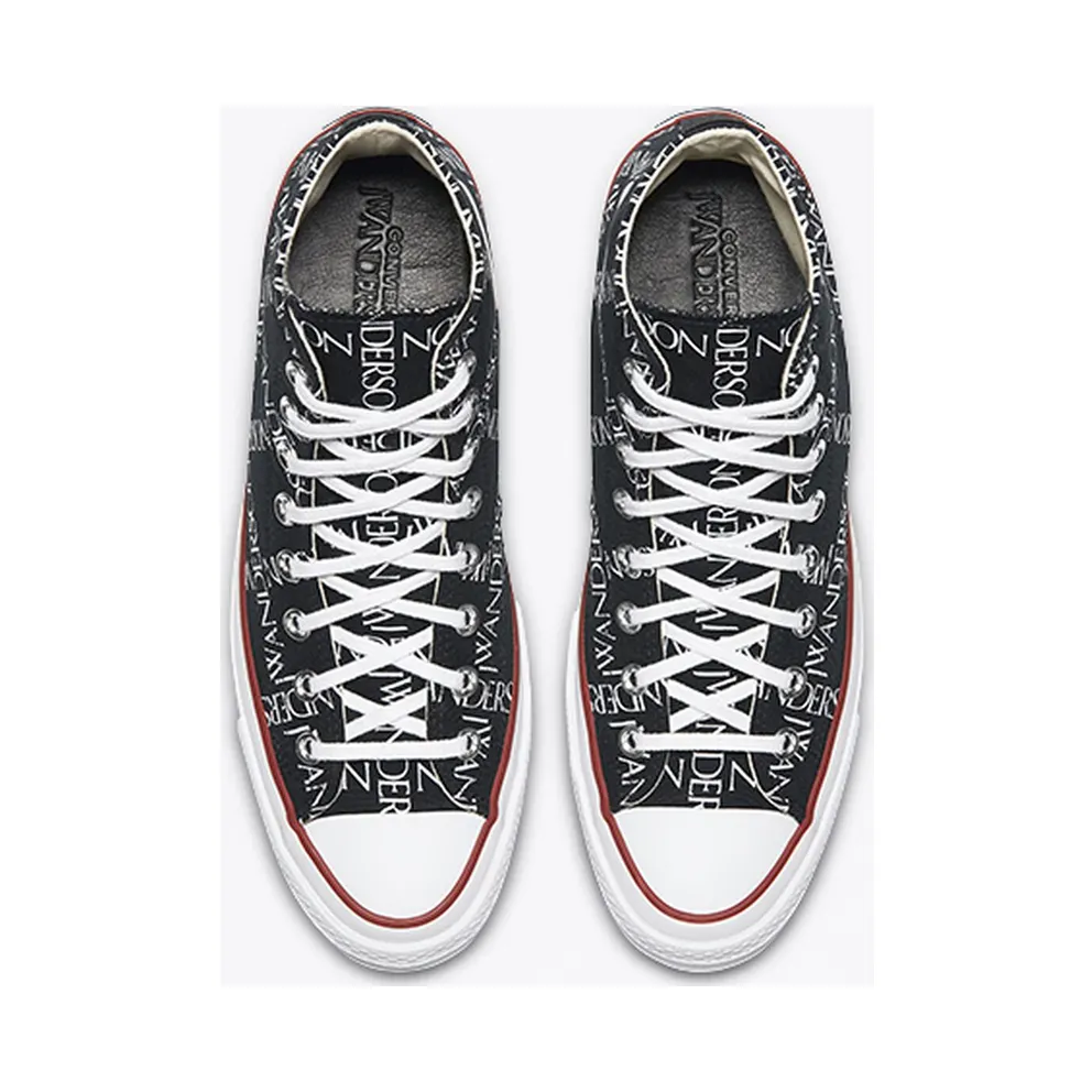 Converse Chuck Taylor All-Star 70s Hi Grid JW Anderson Black Black/White-Insignia Red (160807C)