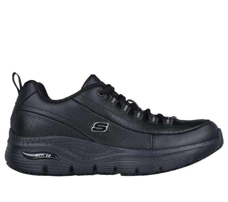 Skechers Work: Arch Fit SR “Trickell II Sneaker Black” (108053ECBLK)