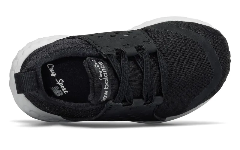 New Balance Fresh Foam Cruz V1 Bungee Running Shoe TD “Black / White” (KVCRZBKI)